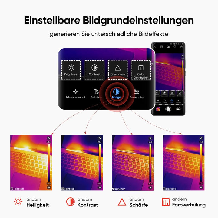 Wärmebildkamera Android Smartphone 256x192 IR 25Hz Plug &amp; Play - Bild 3