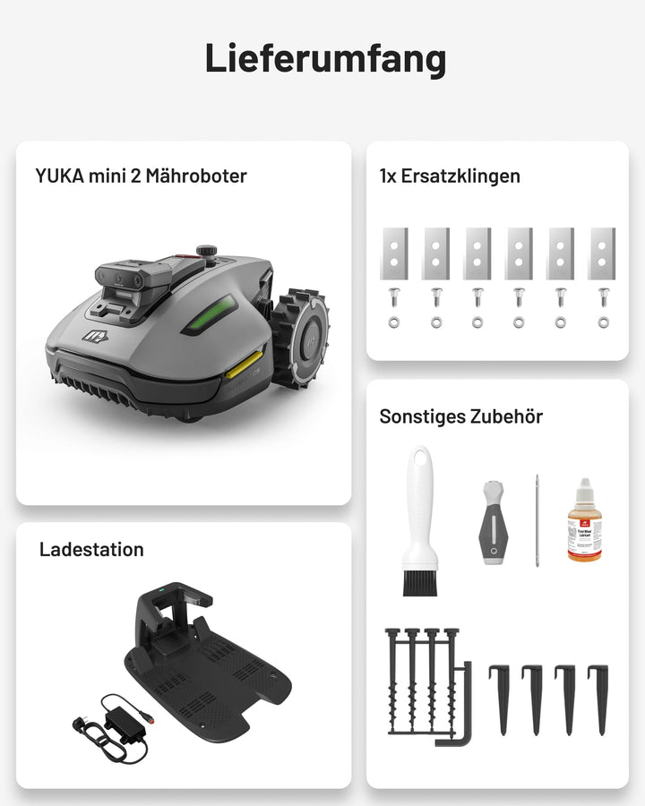 Mähroboter ohne Begrenzungskabel 3-Kamera KI bis 500 m² - Bild 12