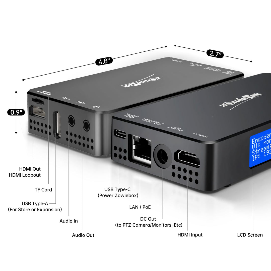 4K HDMI NDI Encoder Decoder für Live-Streaming und E-Sport - Bild 9