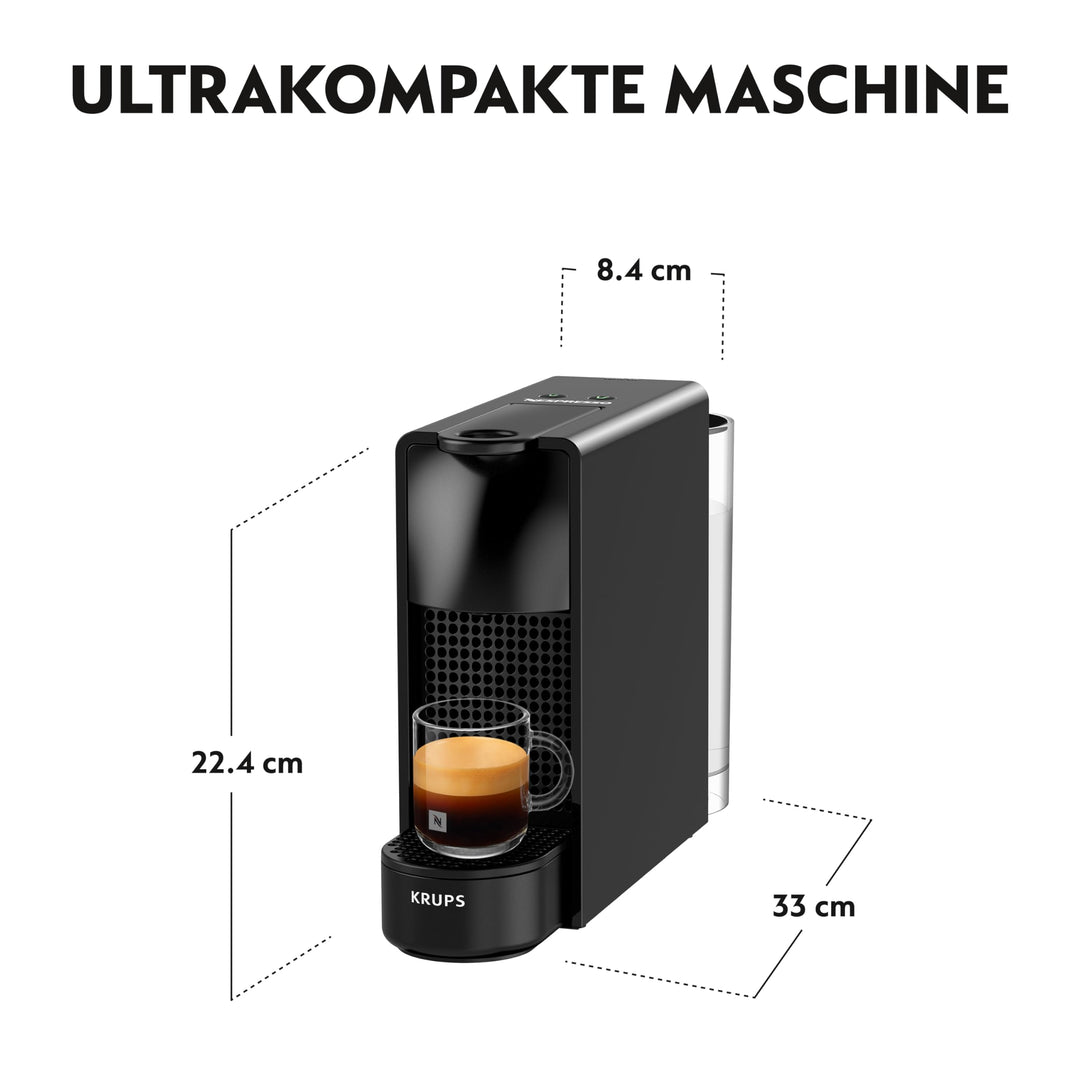 Kapselmaschine Nespresso-kompatibel 19 bar 0,7 l Espresso schwarz - Bild 4