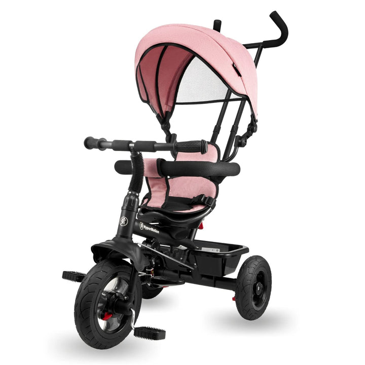 Dreirad mit Schubstange 3-in-1 mitwachsend Rosa 1-4 Jahre