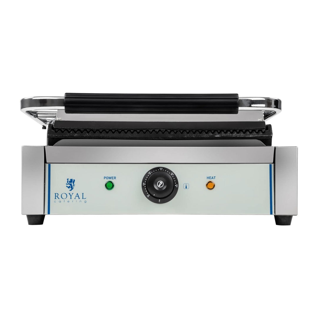 Kontaktgrill Elektrogrill 2200W Gusseisen mit Fettauffangschale - Bild 4