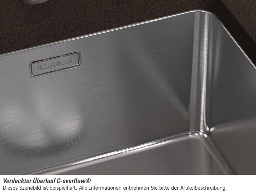 Unterbau-Spüle Edelstahl Seidenglanz 490x440mm mit InFino-Ablauf - Bild 7