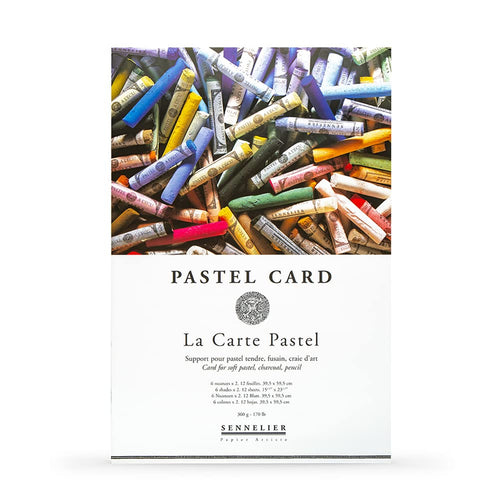 Pastellkarton Schleifpapier 360g 40x60cm 12 Blatt 6 Farben