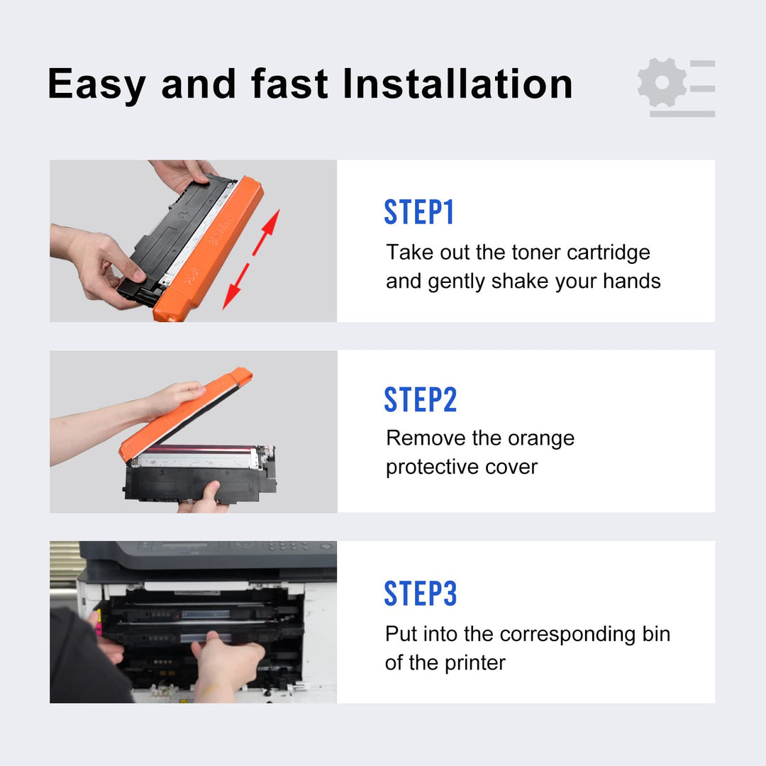 Toner Set 117A kompatibel für HP Color Laser 4er-Pack CMYK - Bild 3