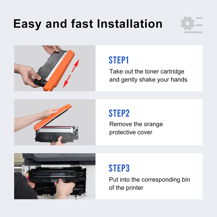 Toner Set 117A kompatibel für HP Color Laser 4er-Pack CMYK - Bild 3