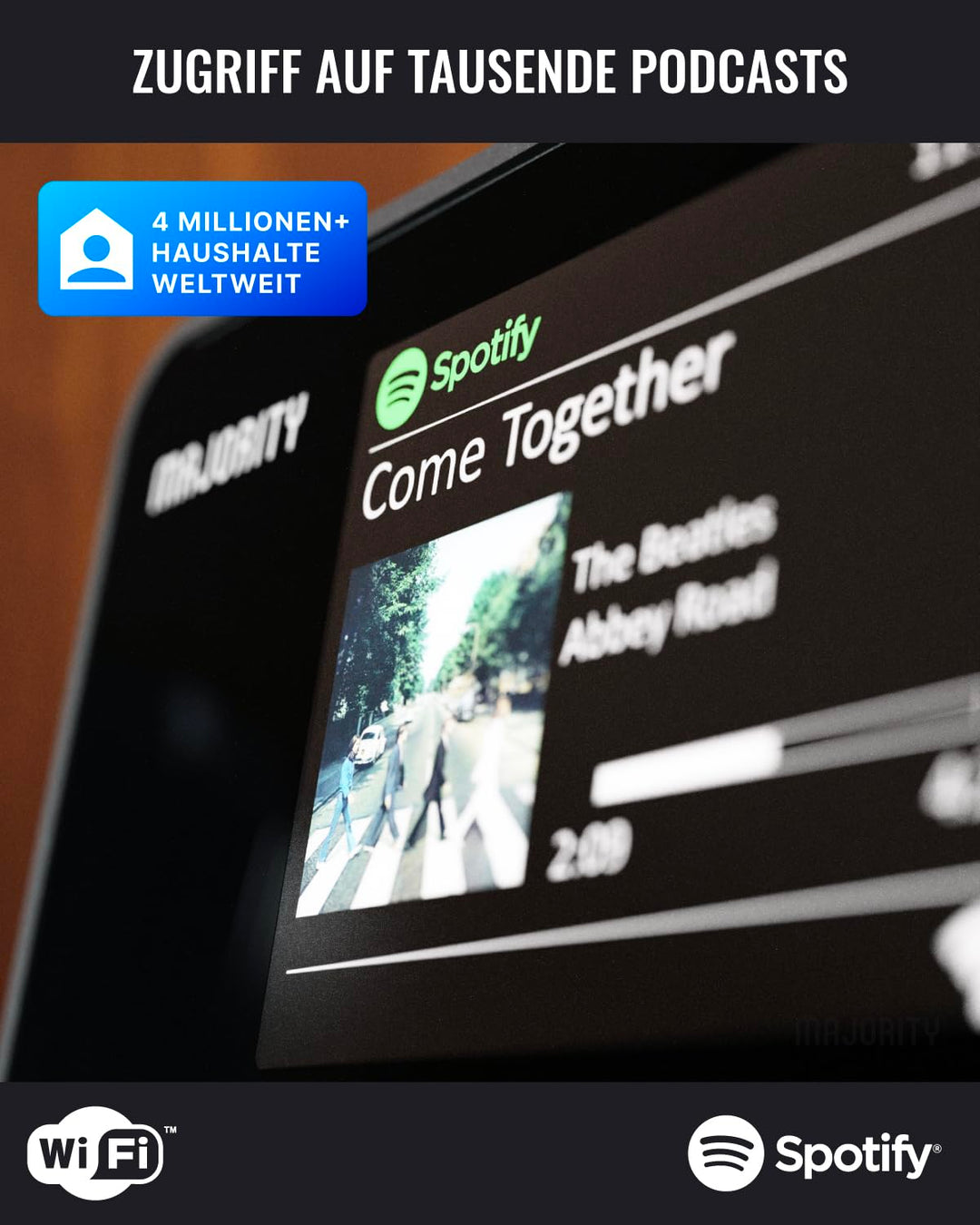 Internetradio-Tuner DAB+ mit Spotify Connect &amp; Bluetooth, Farbdisplay - Bild 5