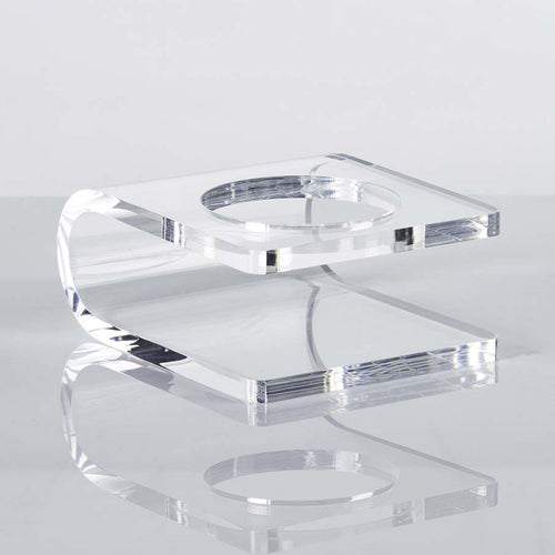 Ballhalter Acrylglas transparent für Fussball Basketball Volleyball