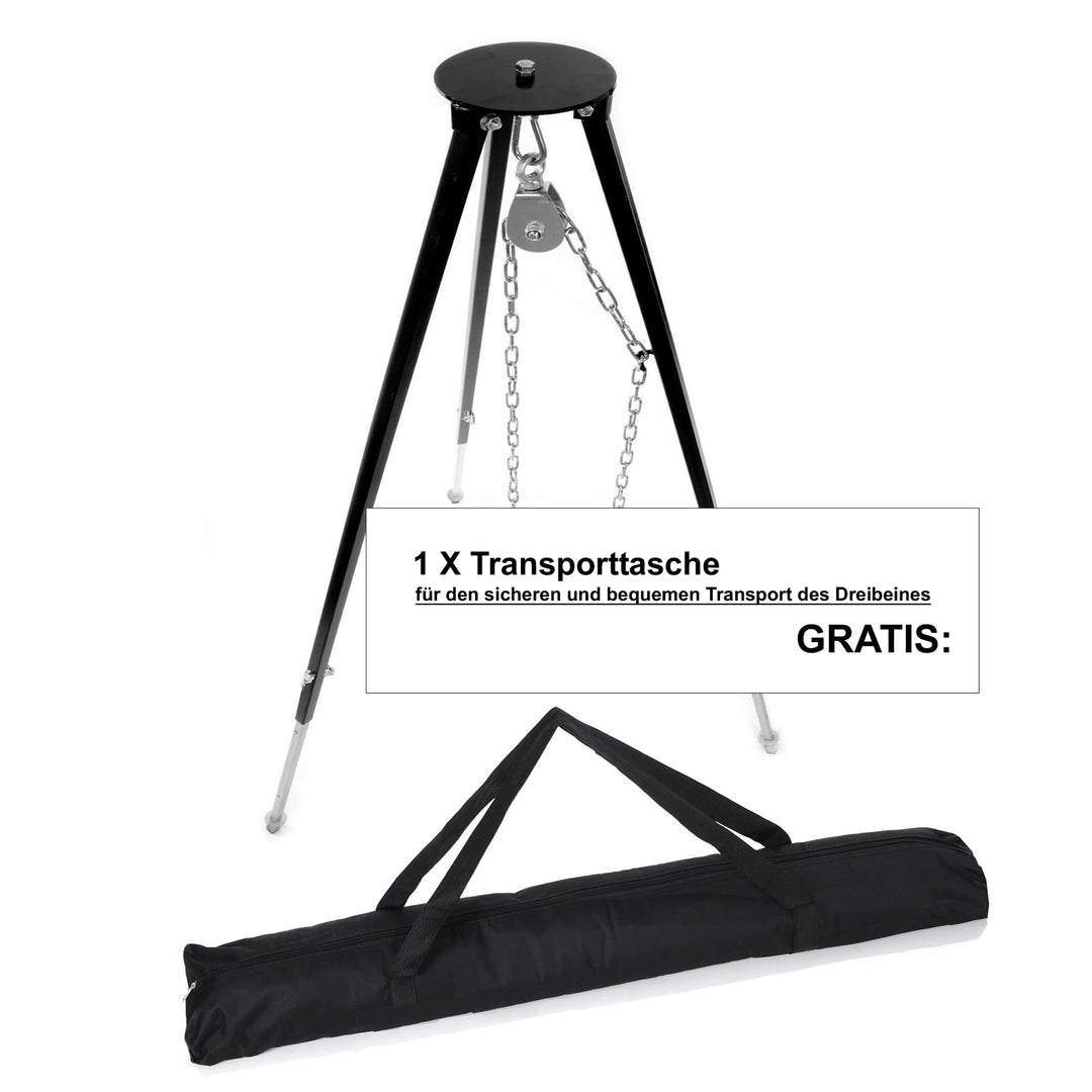 Dreibein Schwenkgrill Gulaschkessel 2m höhenverstellbar bis 50 kg - Bild 8