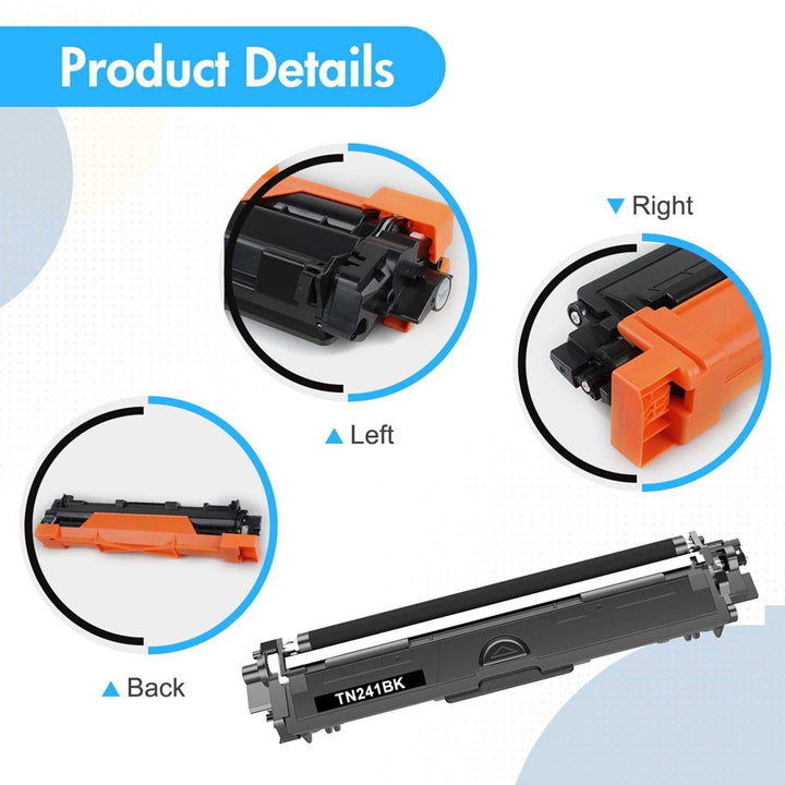 Toner 5er-Pack TN-241 TN-245 für Brother Farblaserdrucker - Bild 5