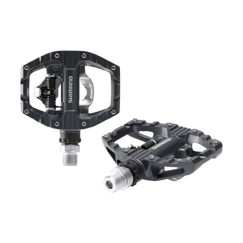 Fahrradpedale SPD/Plattform zweiseitig Metall 383g für MTB & City