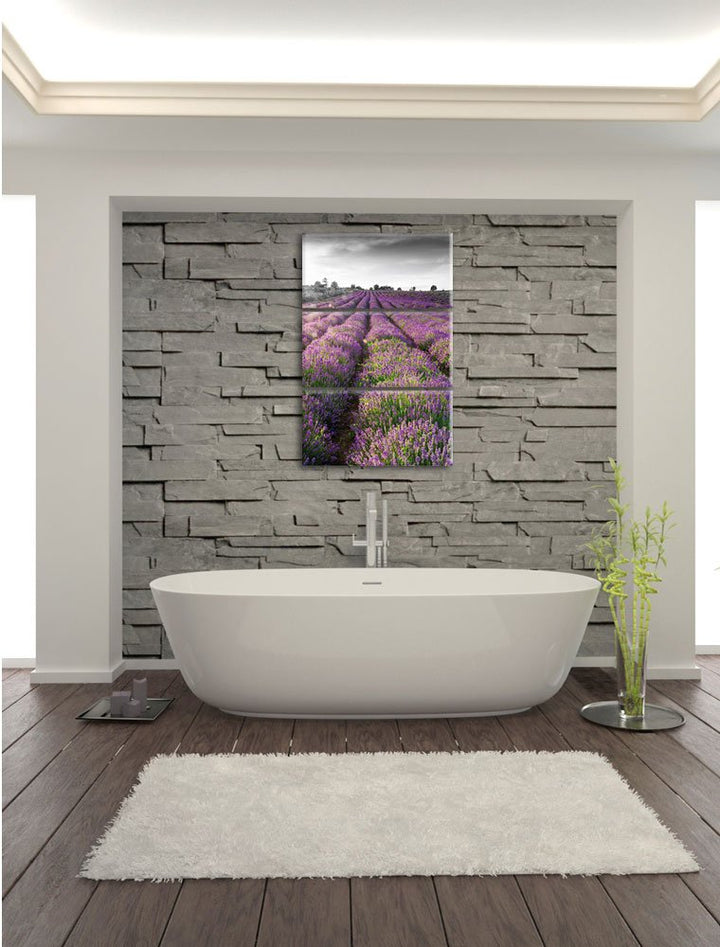 Leinwandbild Lavendelfelder Provence 3-teilig 120x80 cm - Bild 7