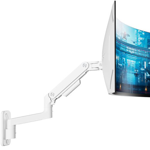Monitor Wandhalterung 17–49 Zoll Stahl/Aluminium mit Gasfe