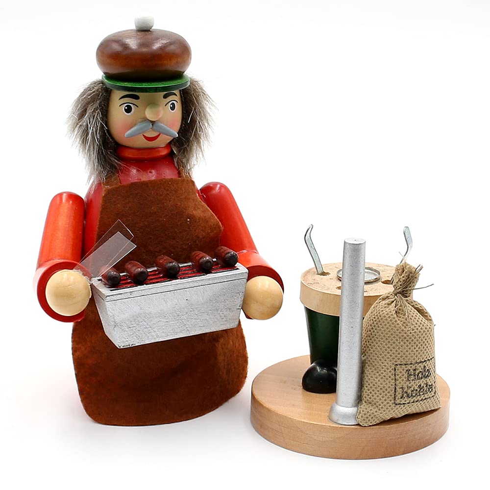 Räuchermann Grillmeister Holz Weihnachtsdeko Figur 20 cm - Bild 2