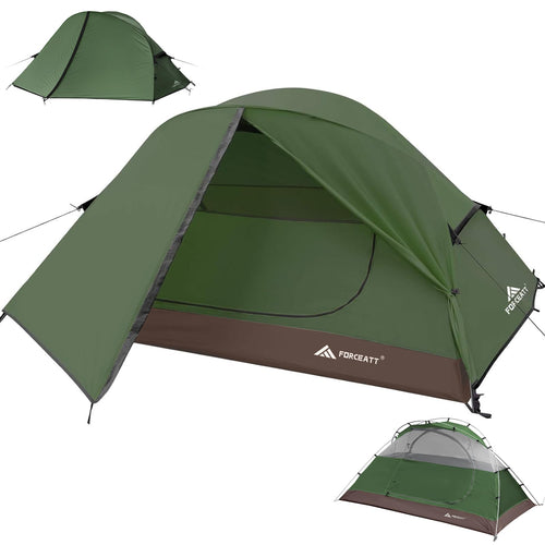 2-Personen-Zelt 4-Jahreszeiten Ultraleicht Doppeltür Camping