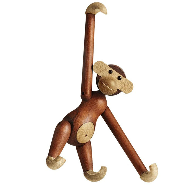 Holzaffe Designfigur dunkel 18,5 cm – Deko &amp; Geschenkidee - Bild 4