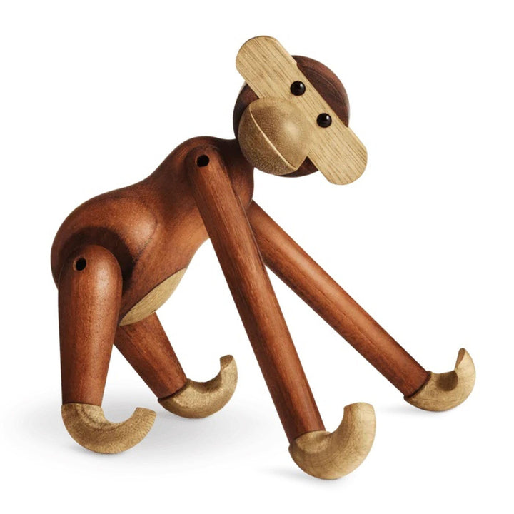 Holzaffe Designfigur dunkel 18,5 cm – Deko &amp; Geschenkidee - Bild 5
