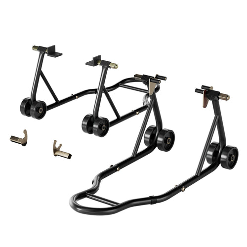 Motorrad Montageständer Set U+L-Typ Stahl 2x200 kg Tragkraft