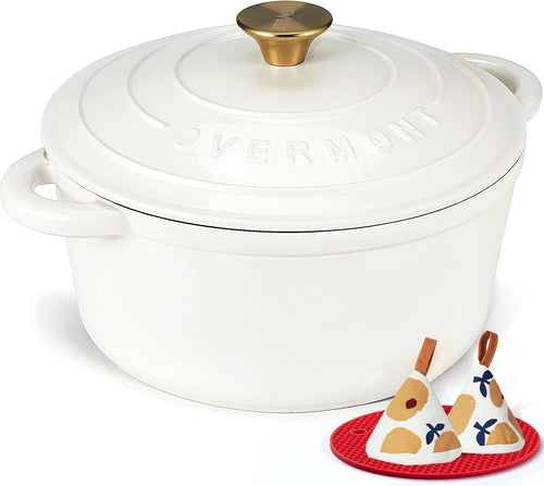 Bräter Gusseisen emailliert 26 cm mit Deckel für Backofen & Herd