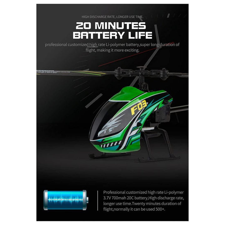 RC Hubschrauber 4,5-Kanal 2,4 GHz mit Gyro und LCD Display - Bild 3