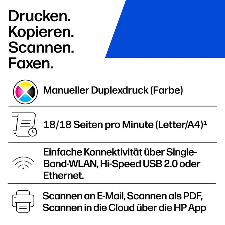 Farblaser-Multifunktionsdrucker 4-in-1 WLAN A4 mit ADF - Bild 2