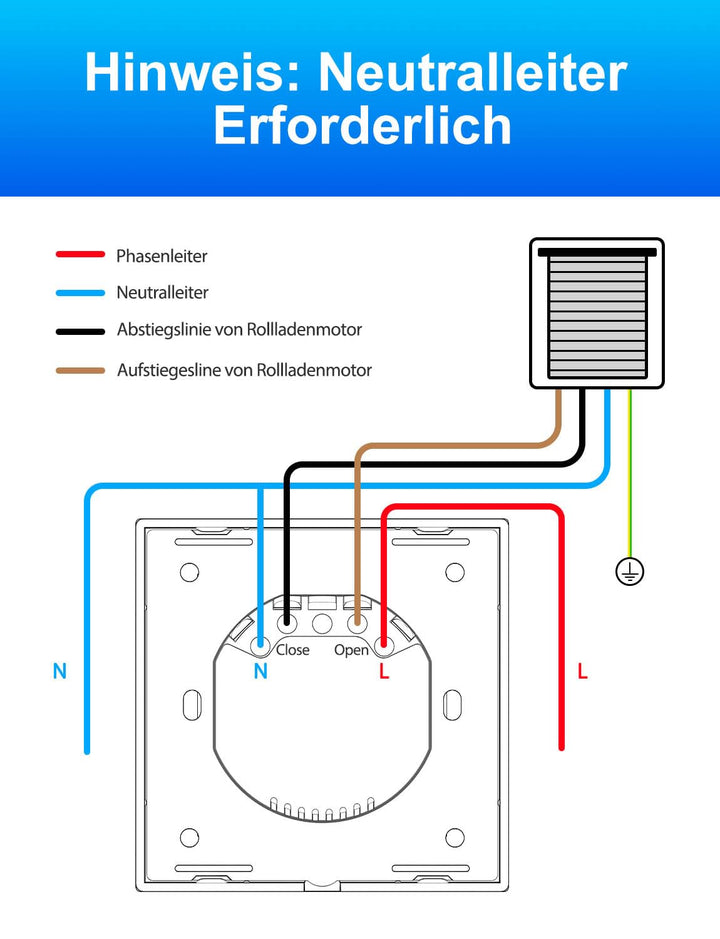 WLAN Rolladenschalter Touch 4er-Set Alexa Google Siri kompatibel - Bild 8