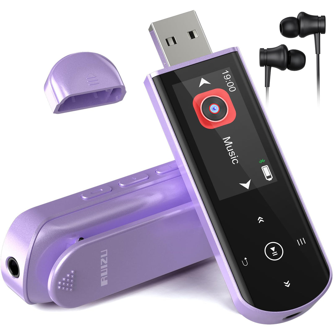 MP3 Player Clip 64GB Bluetooth 5.3 mit FM Radio &amp; Recorder