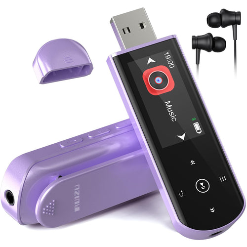 MP3 Player Clip 64GB Bluetooth 5.3 mit FM Radio & Recorder