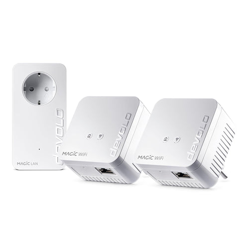Powerline WLAN Set 3-Adapter 1.200 Mbit/s Multiroom 3 Etagen