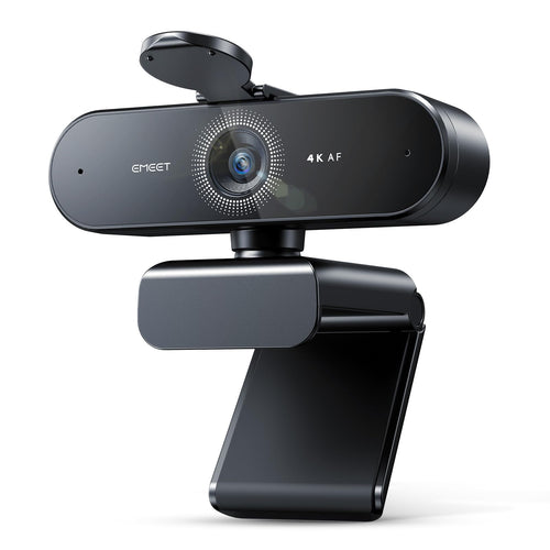 4K Webcam 30fps mit Dual-Mikrofon, PDAF-Autofokus, 73° Sichtfeld