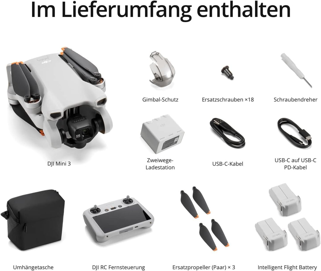 Kameradrohne 4K ultraleicht unter 249g mit RC-Display 3 Akkus - Bild 8