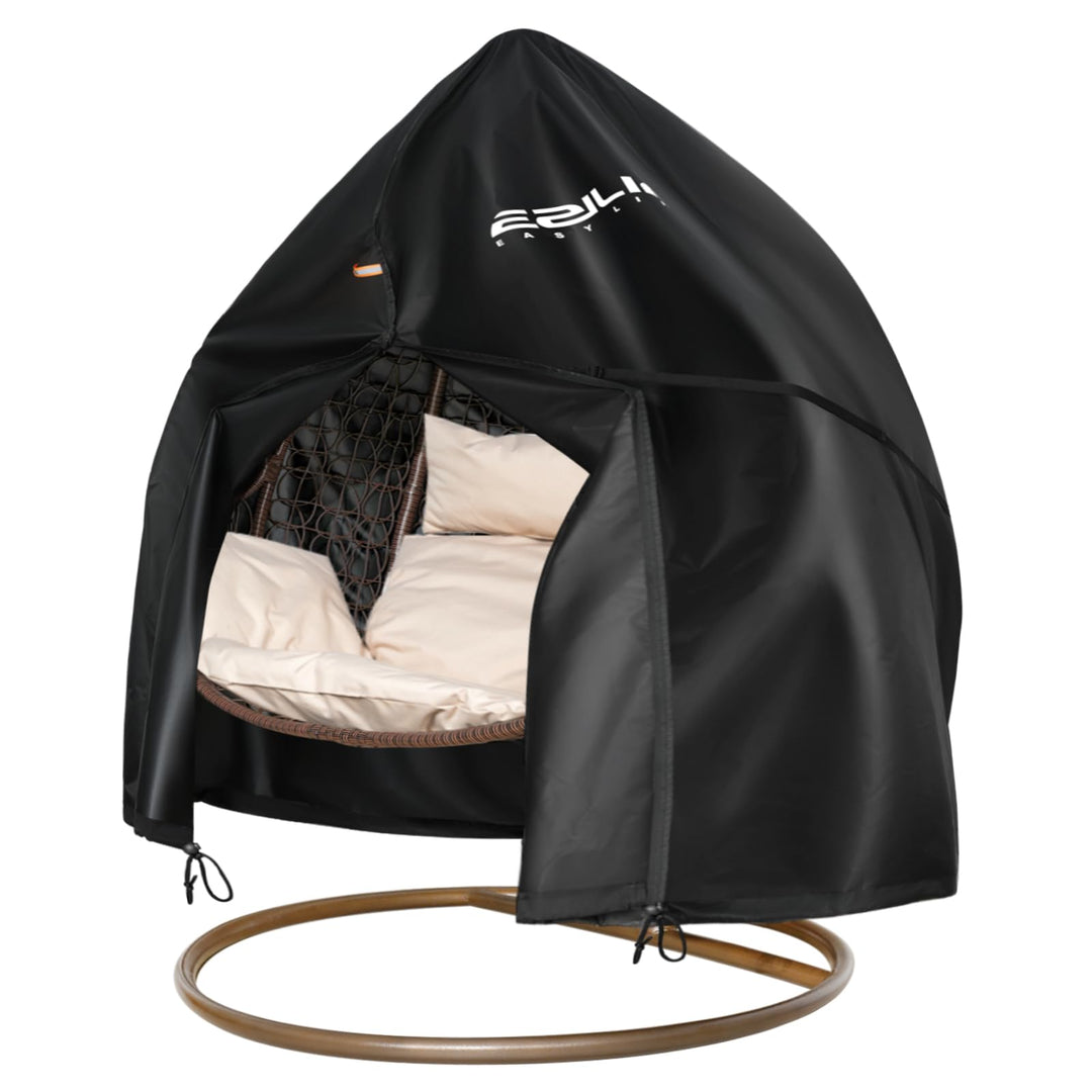 Hängesessel Schutzhülle 420D Oxford wasserdicht 230x200 cm schwarz