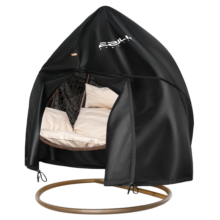 Hängesessel Schutzhülle 420D Oxford wasserdicht 230x200 cm schwarz