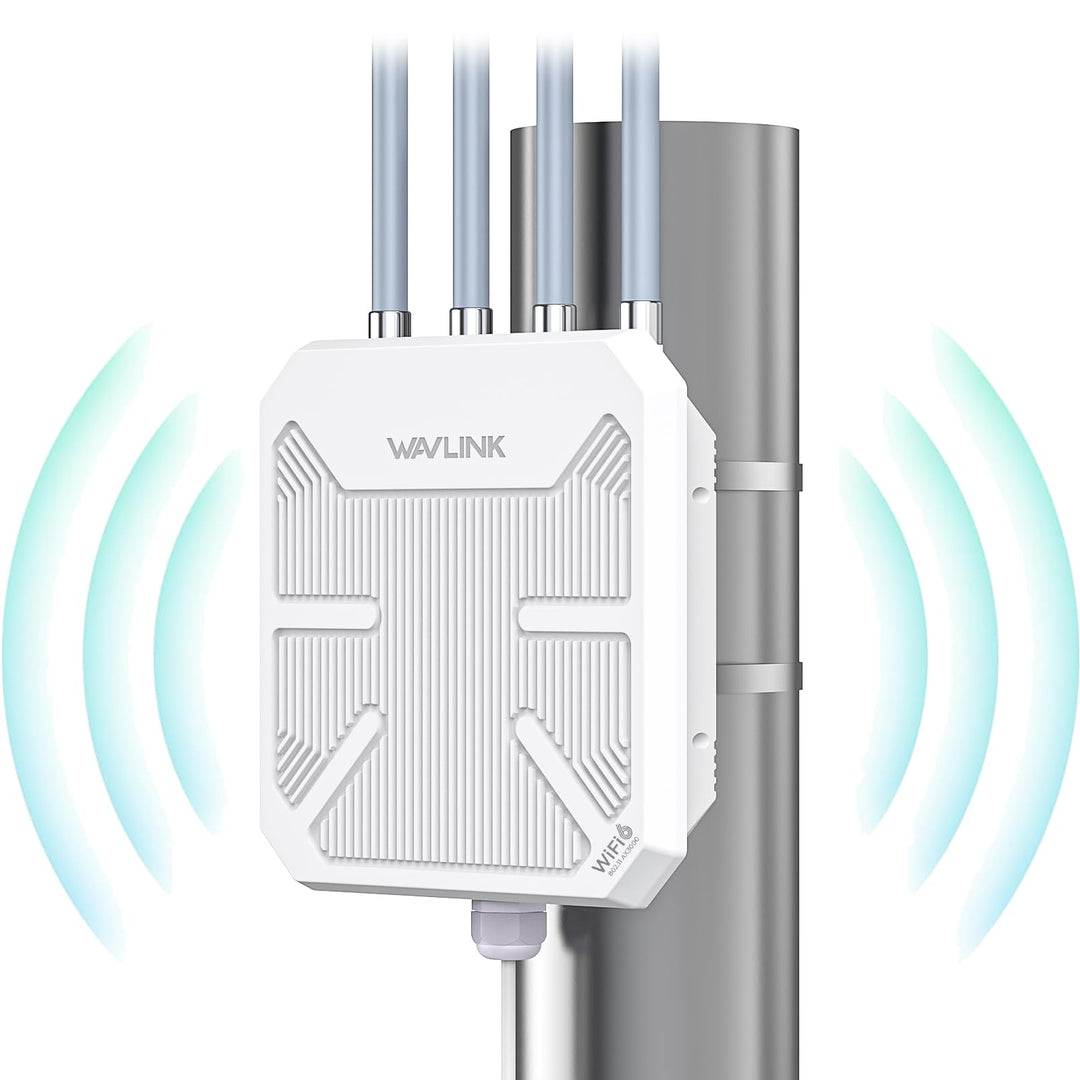 Outdoor WLAN Repeater WiFi 6 AX3000 IP67 PoE bis 1 km Reichweite