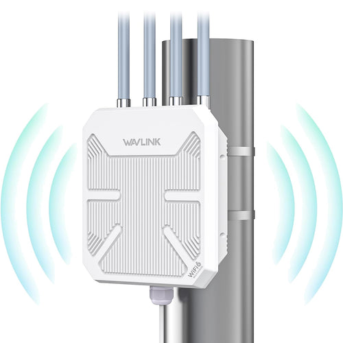 Outdoor WLAN Repeater WiFi 6 AX3000 IP67 PoE bis 1 km Reichweite