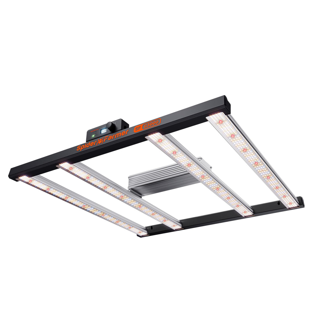 LED Pflanzenlampe 300W Vollspektrum mit App-Steuerung 90x90cm