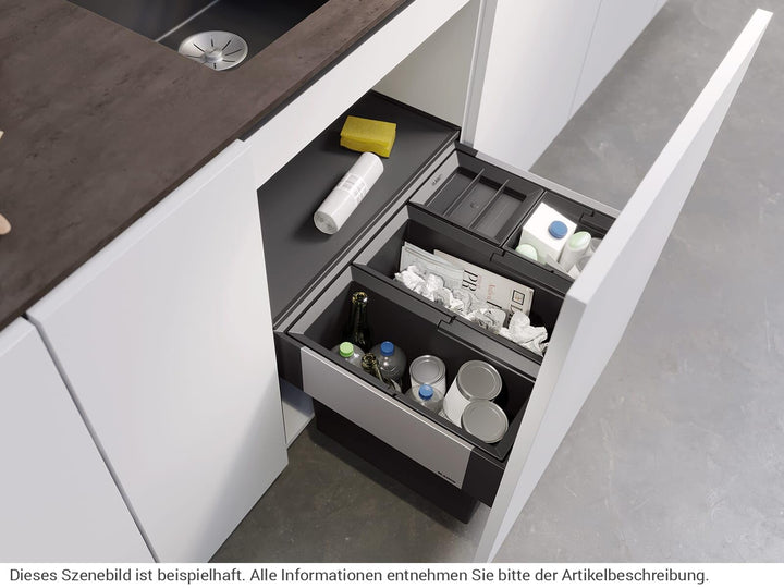 Abfallsystem Küche 60 cm Unterschrank 4-Eimer Mülltrennung - Bild 2