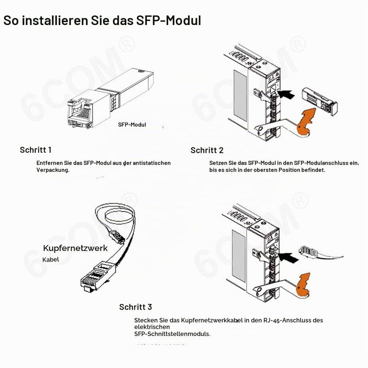 SFP+ RJ45 Transceiver 10GBase-T bis 30m, 2er-Set für Cisco, Ubiquiti - Bild 7