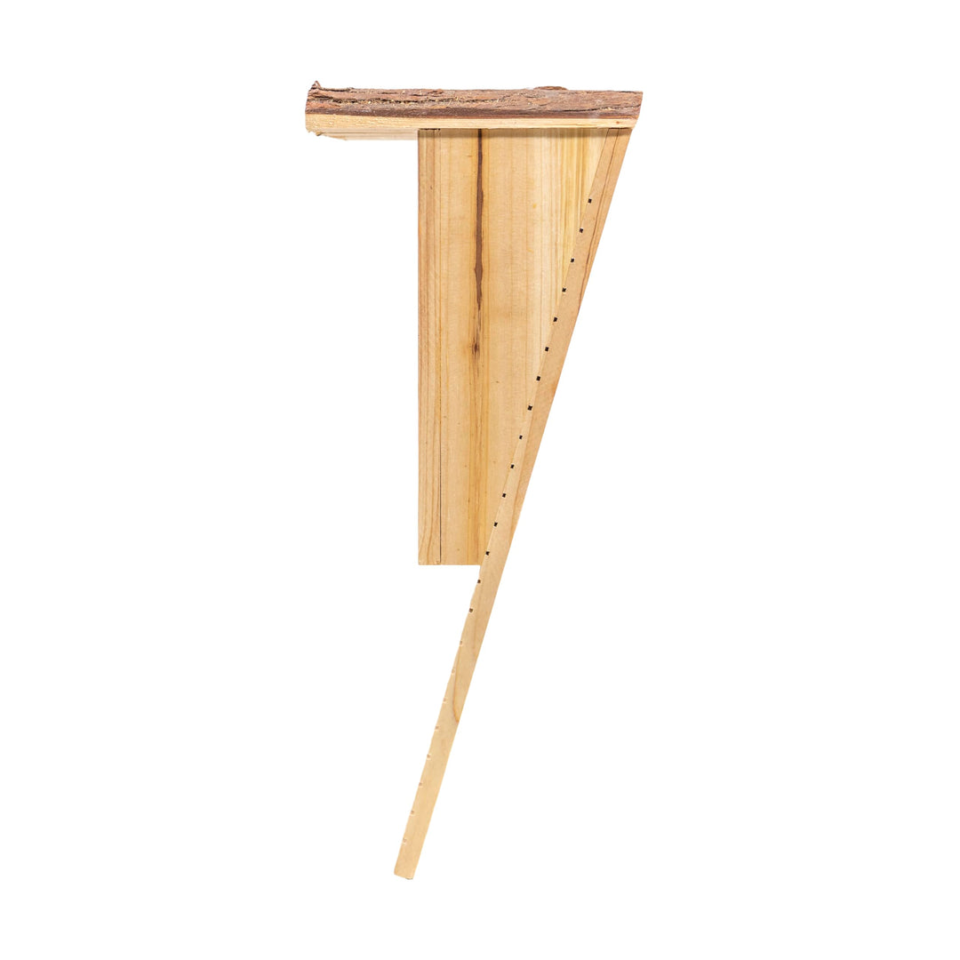 Fledermauskasten Holz mit Rindendach 19,5x15,5x39,5 cm - Bild 2