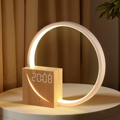 Lichtwecker 4-in-1 mit Naturklängen, Nachtlicht & USB-Ladung