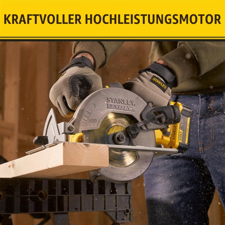 Akku-Handkreissäge 18V 165mm Schnitttiefe 54mm werkzeuglos verstellbar - Bild 4