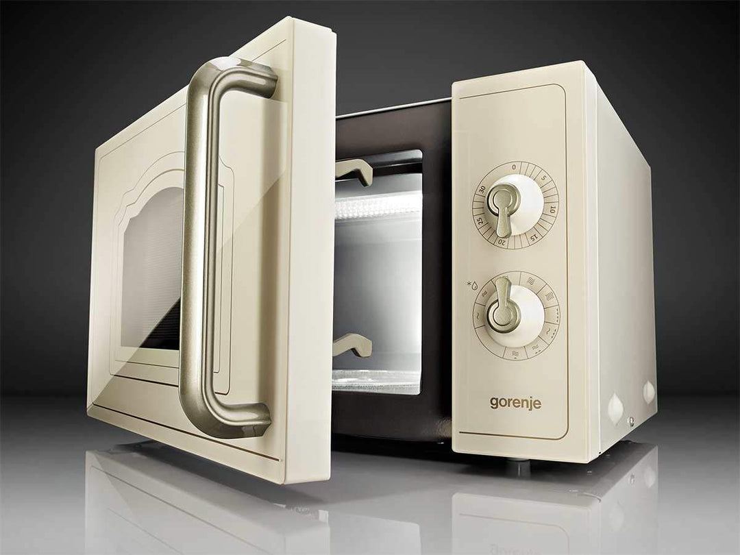 Stand-Mikrowelle mit Grill 20 L 700 W Retro-Design elfenbein - Bild 7