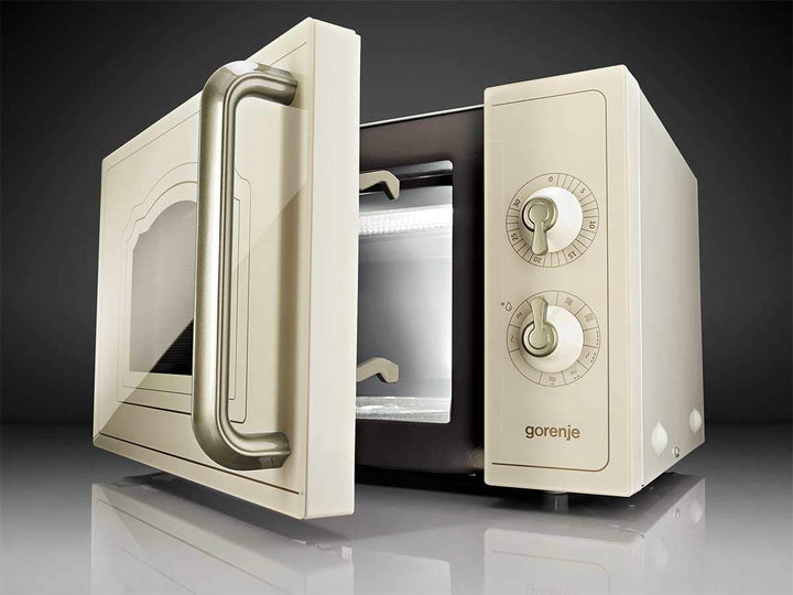 Stand-Mikrowelle mit Grill 20 L 700 W Retro-Design elfenbein - Bild 7