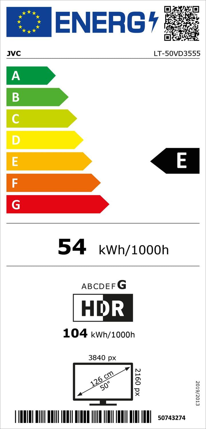 Fernseher 50 Zoll 4K UHD VIDAA Smart TV Triple-Tuner HDR - Bild 10