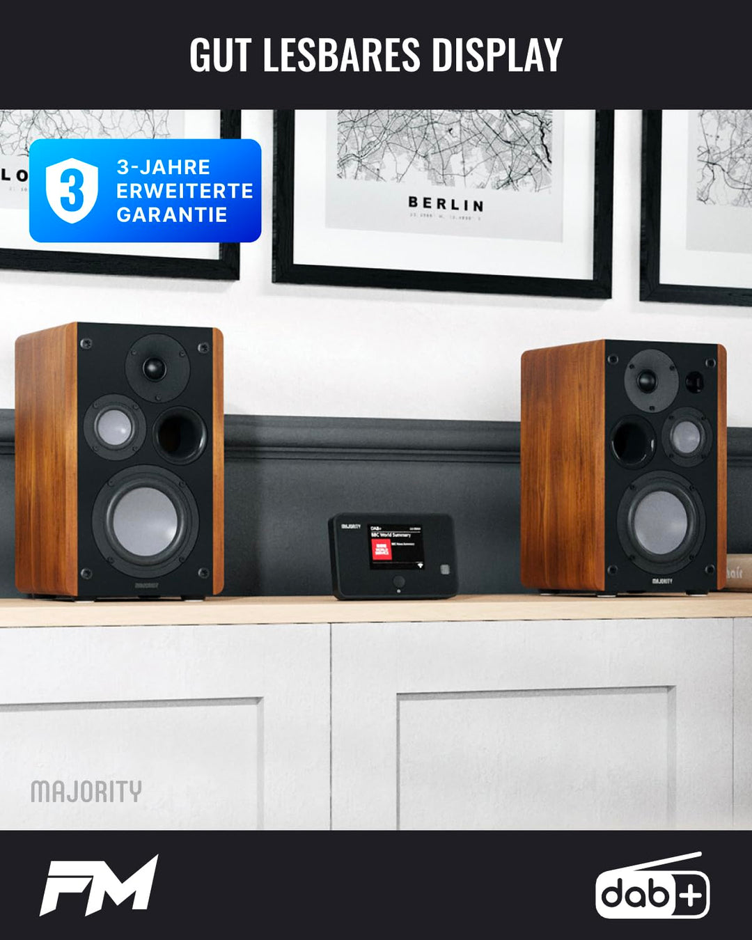 Internetradio-Tuner DAB+ mit Spotify Connect &amp; Bluetooth, Farbdisplay - Bild 3