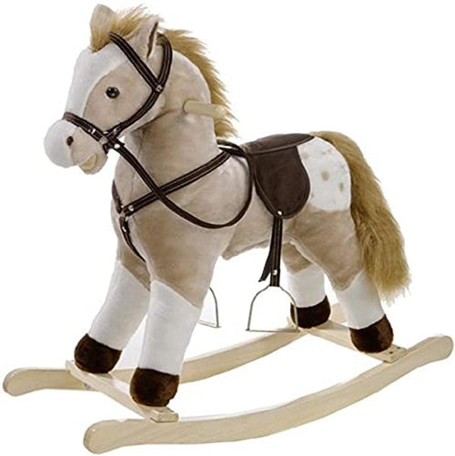 Schaukelpferd mit Galoppsound Soft-Synthetik 74 cm ab 3 Jahren
