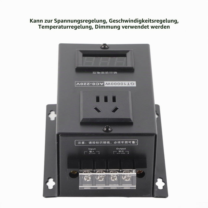 Thyristor Spannungsregler 10000W AC 220V einstellbar 10-220V - Bild 9