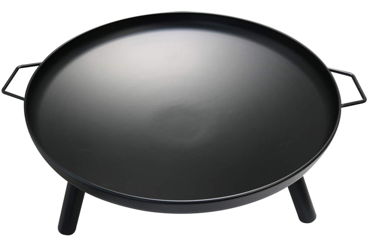 Feuerschale Eisen 58 cm schwarz mit 3 Füssen für Garten und Terrasse - Bild 2