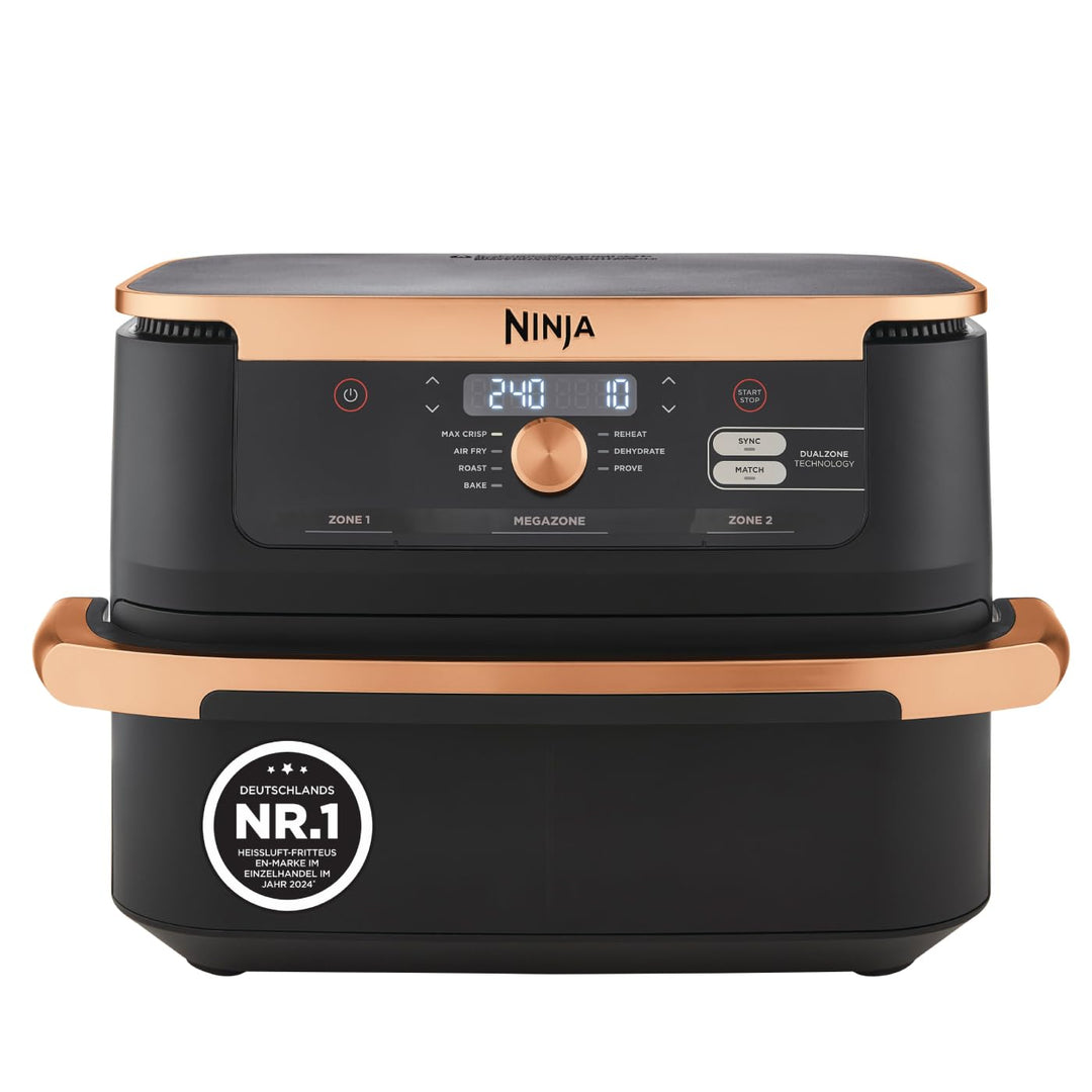 Heissluftfritteuse Dual Zone 10,4 L FlexDrawer fuer 8+ Personen