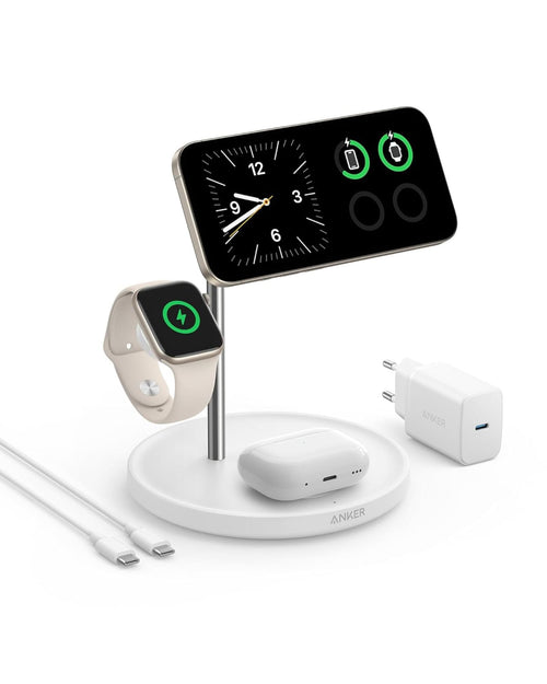 Kabellose 3-in-1 Ladestation Qi2 MagSafe 15W für iPhone & Apple Watch